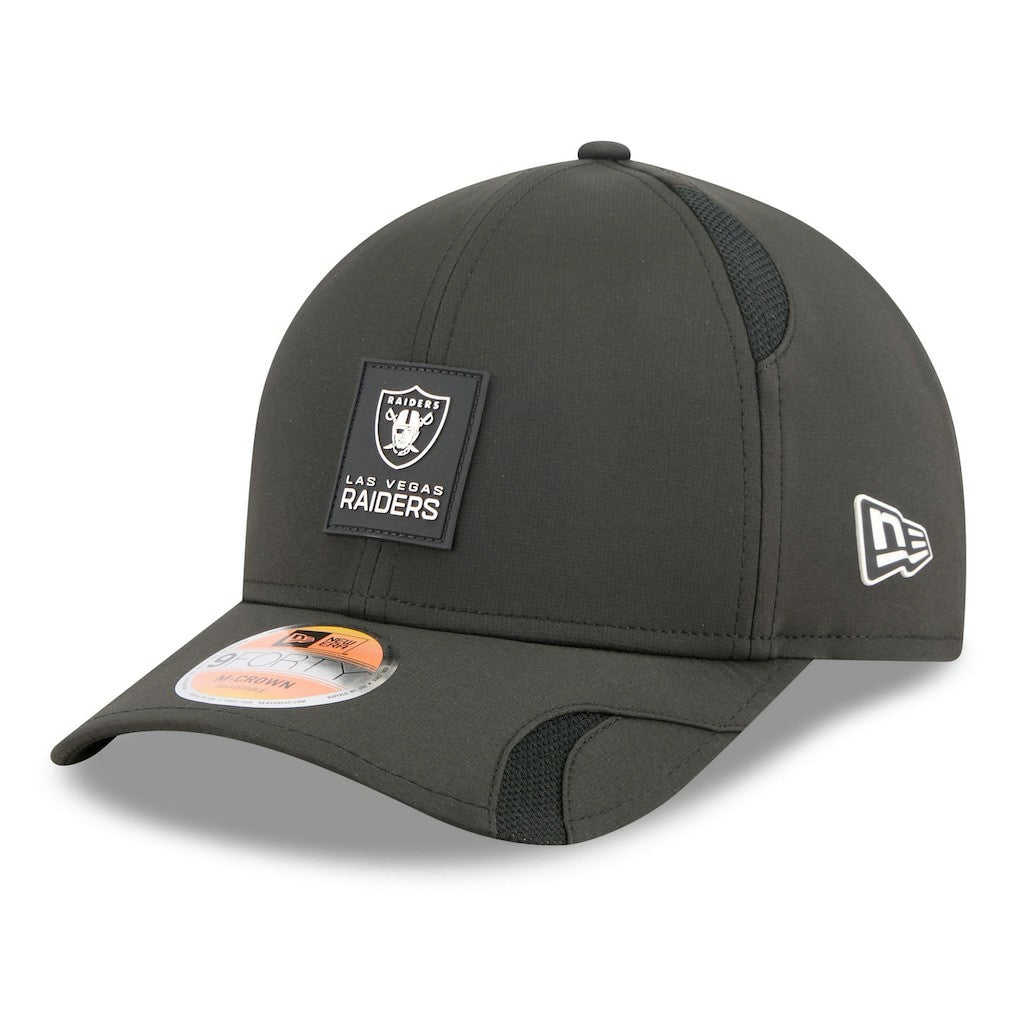 Las Vegas Raiders New Era Youth 2025 Sideline 9FORTY Adjustable Hat Black | NFL