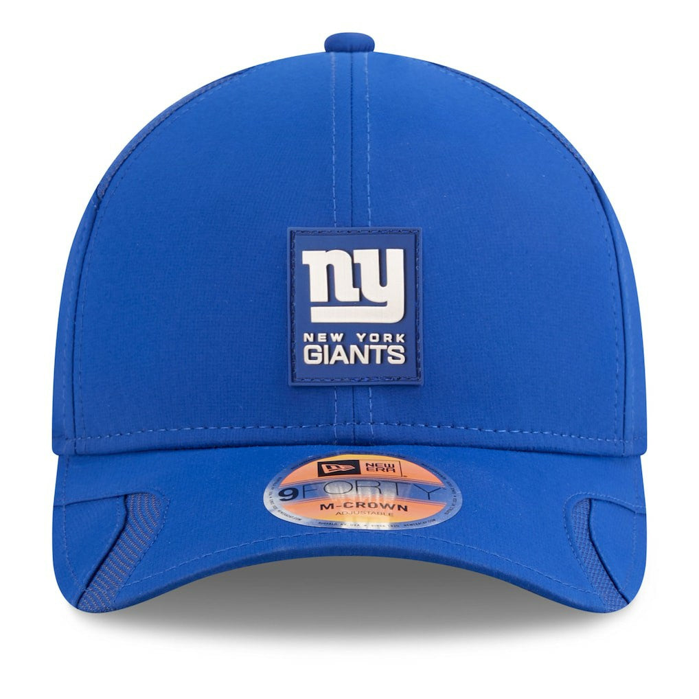 New York Giants New Era Youth 2025 Sideline 9FORTY Adjustable Hat Royal | NFL
