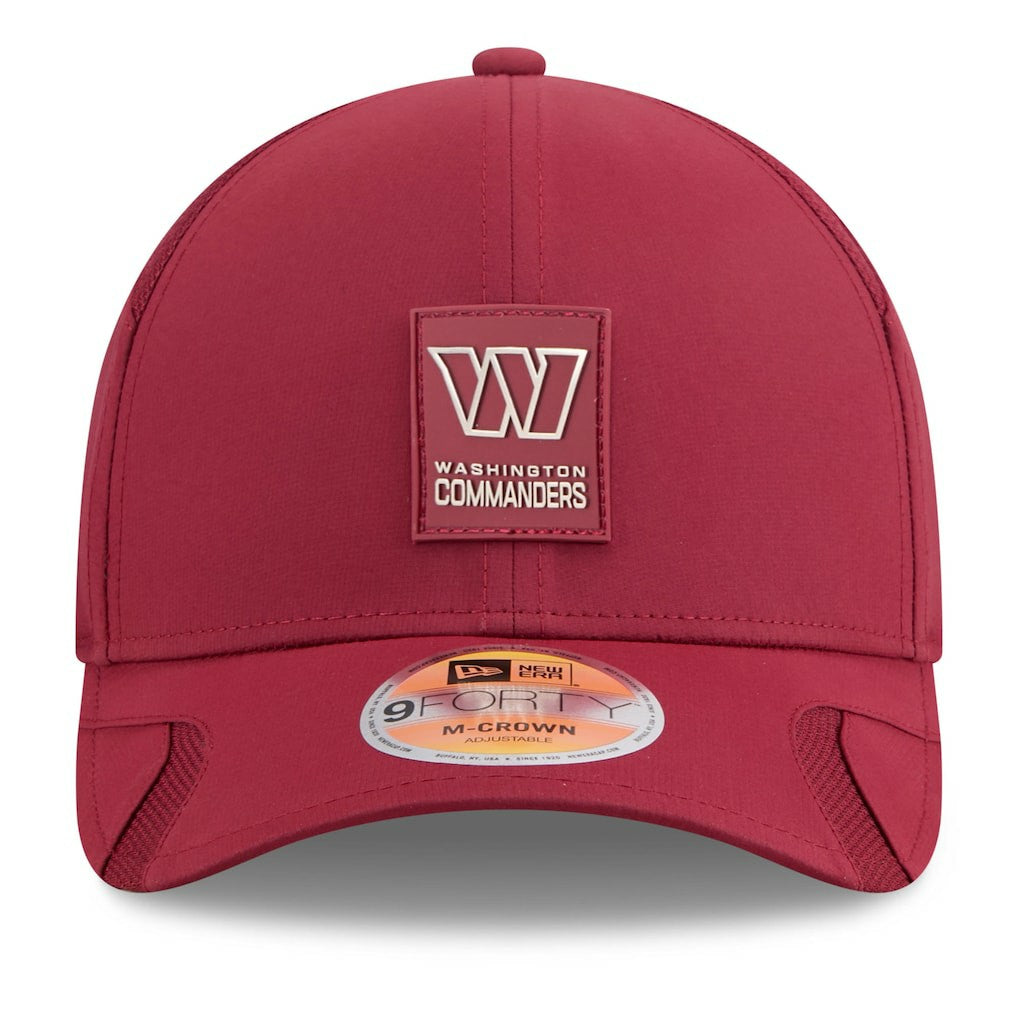 Washington Commanders New Era Youth 2025 Sideline 9FORTY Adjustable Hat Burgundy | NFL