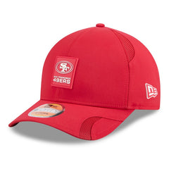 San Francisco 49ers New Era Youth 2025 Sideline 9FORTY Adjustable Hat Scarlet | NFL