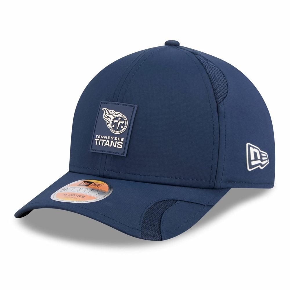 Tennessee Titans New Era Youth 2025 Sideline 9FORTY Adjustable Hat Navy | NFL