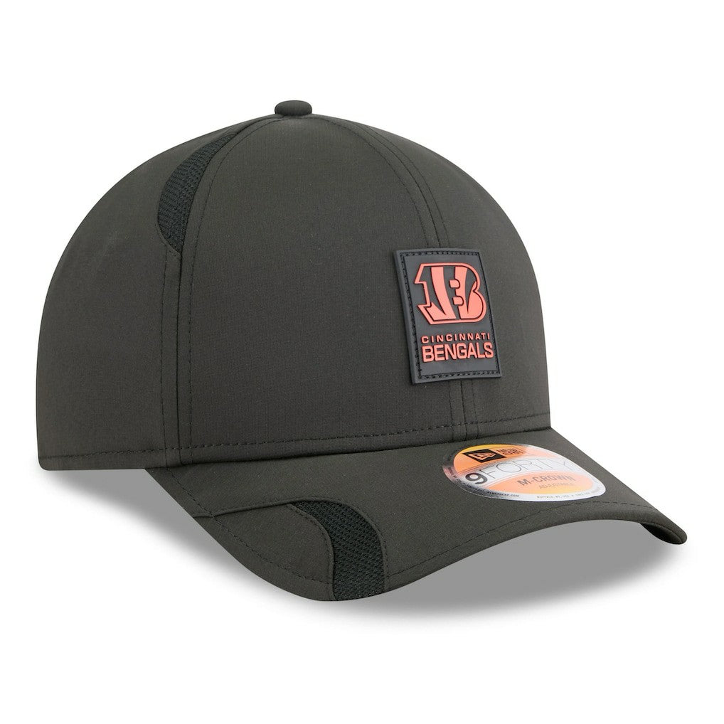 Cincinnati Bengals New Era Youth 2025 Sideline 9FORTY Adjustable Hat Black | NFL