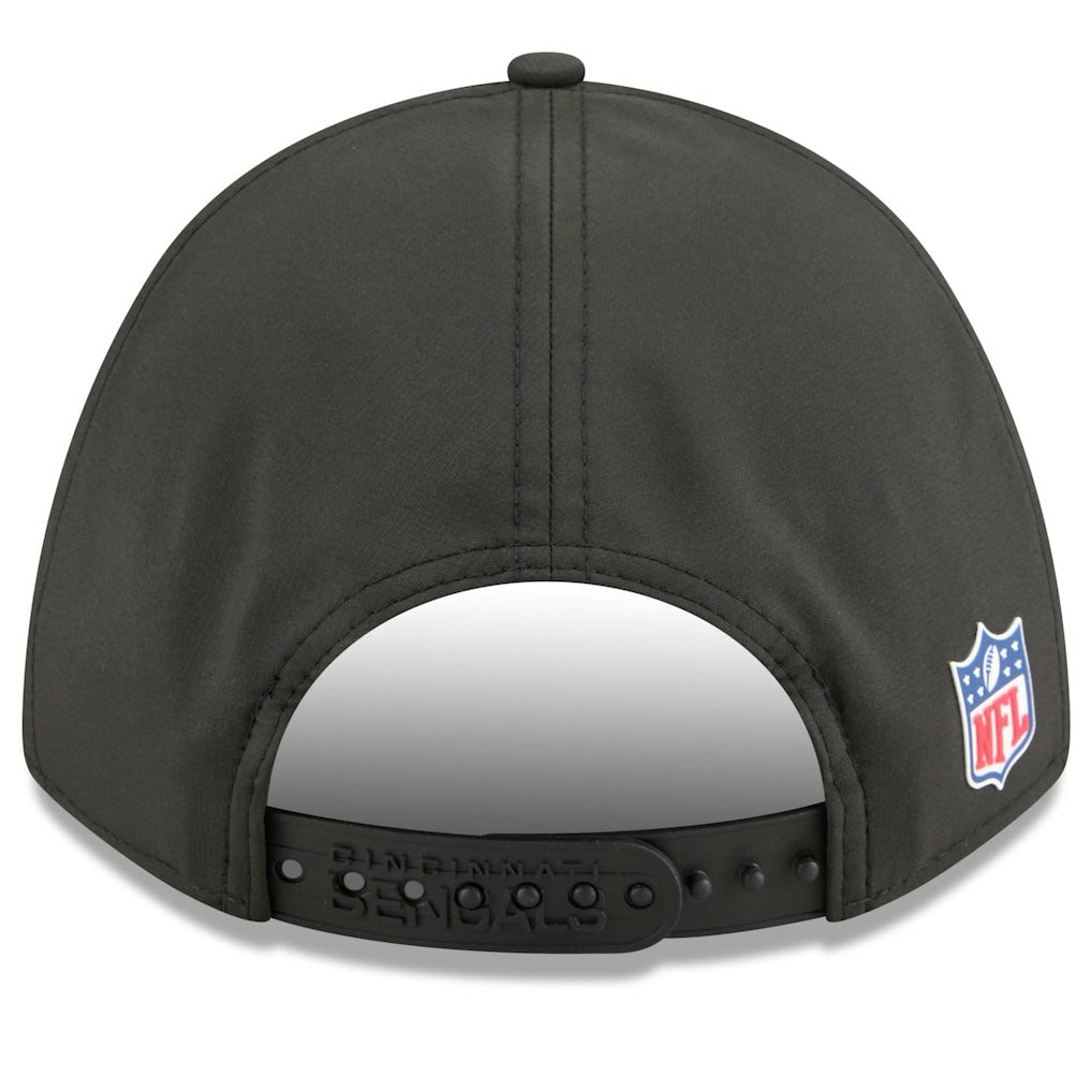 Cincinnati Bengals New Era Youth 2025 Sideline 9FORTY Adjustable Hat Black | NFL