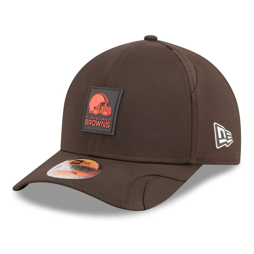 Cleveland Browns New Era Youth 2025 Sideline 9FORTY Adjustable Hat Brown | NFL