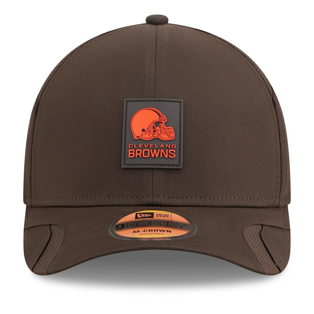 Cleveland Browns New Era Youth 2025 Sideline 9FORTY Adjustable Hat Brown | NFL