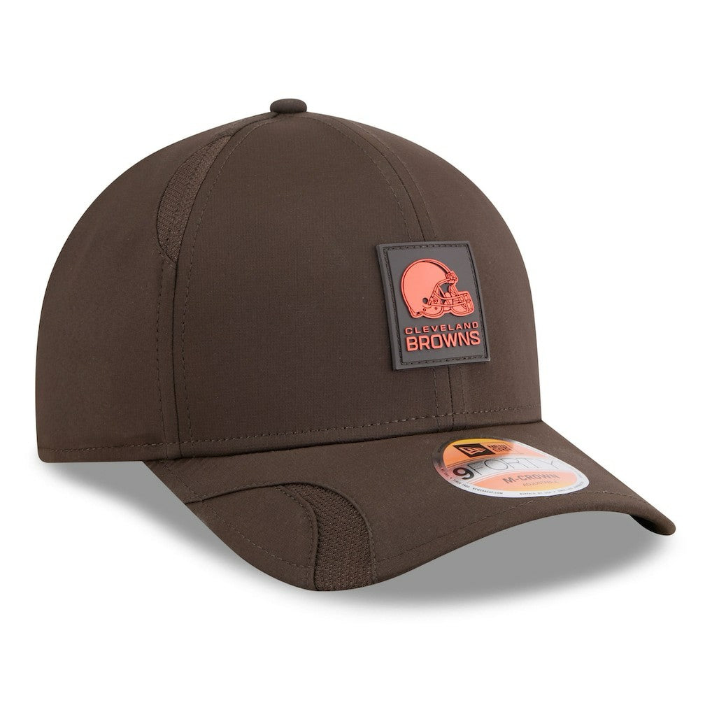Cleveland Browns New Era Youth 2025 Sideline 9FORTY Adjustable Hat Brown | NFL