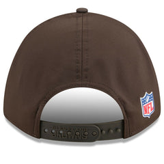 Cleveland Browns New Era Youth 2025 Sideline 9FORTY Adjustable Hat Brown | NFL