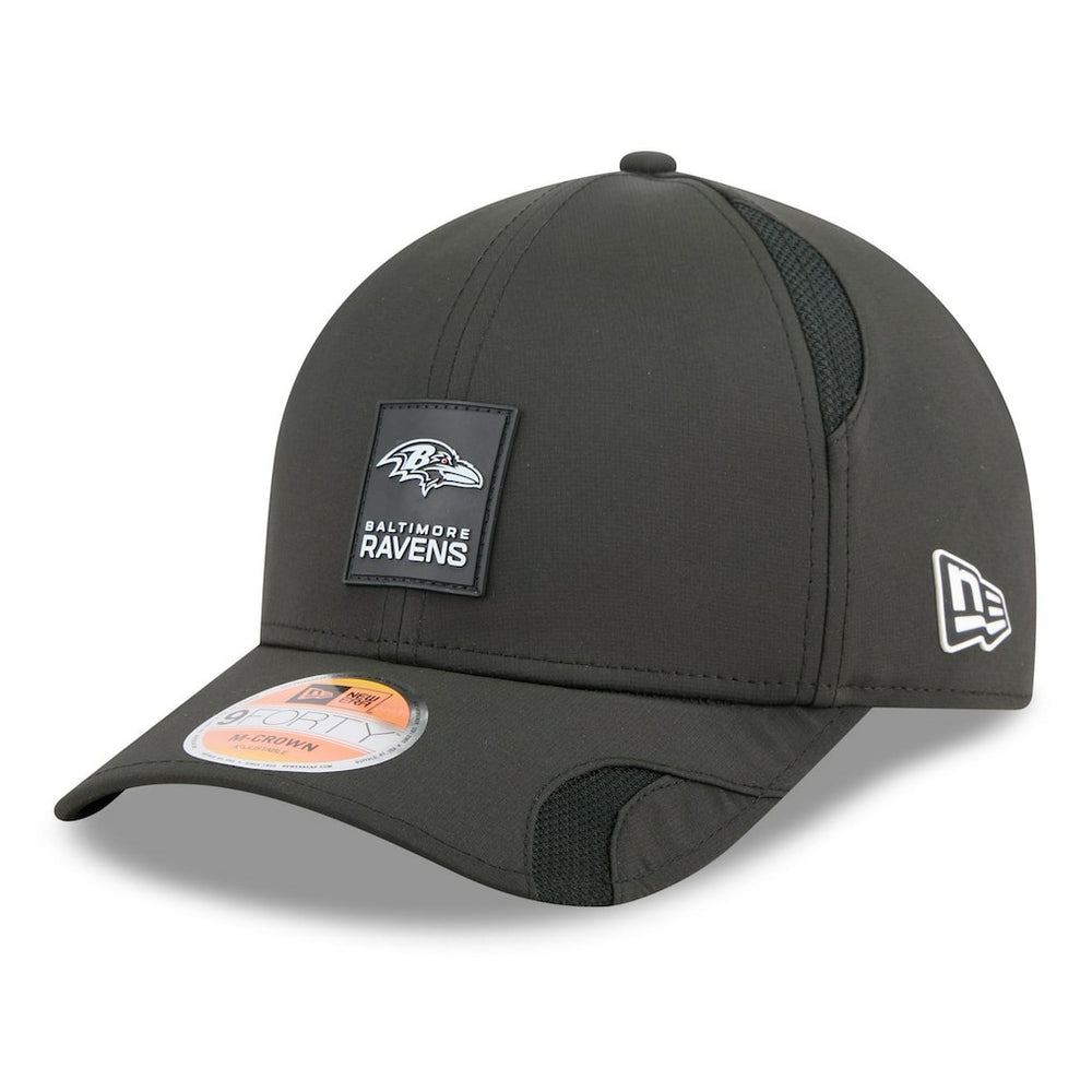 Baltimore Ravens New Era Youth 2025 Sideline 9FORTY Adjustable Hat Black | NFL