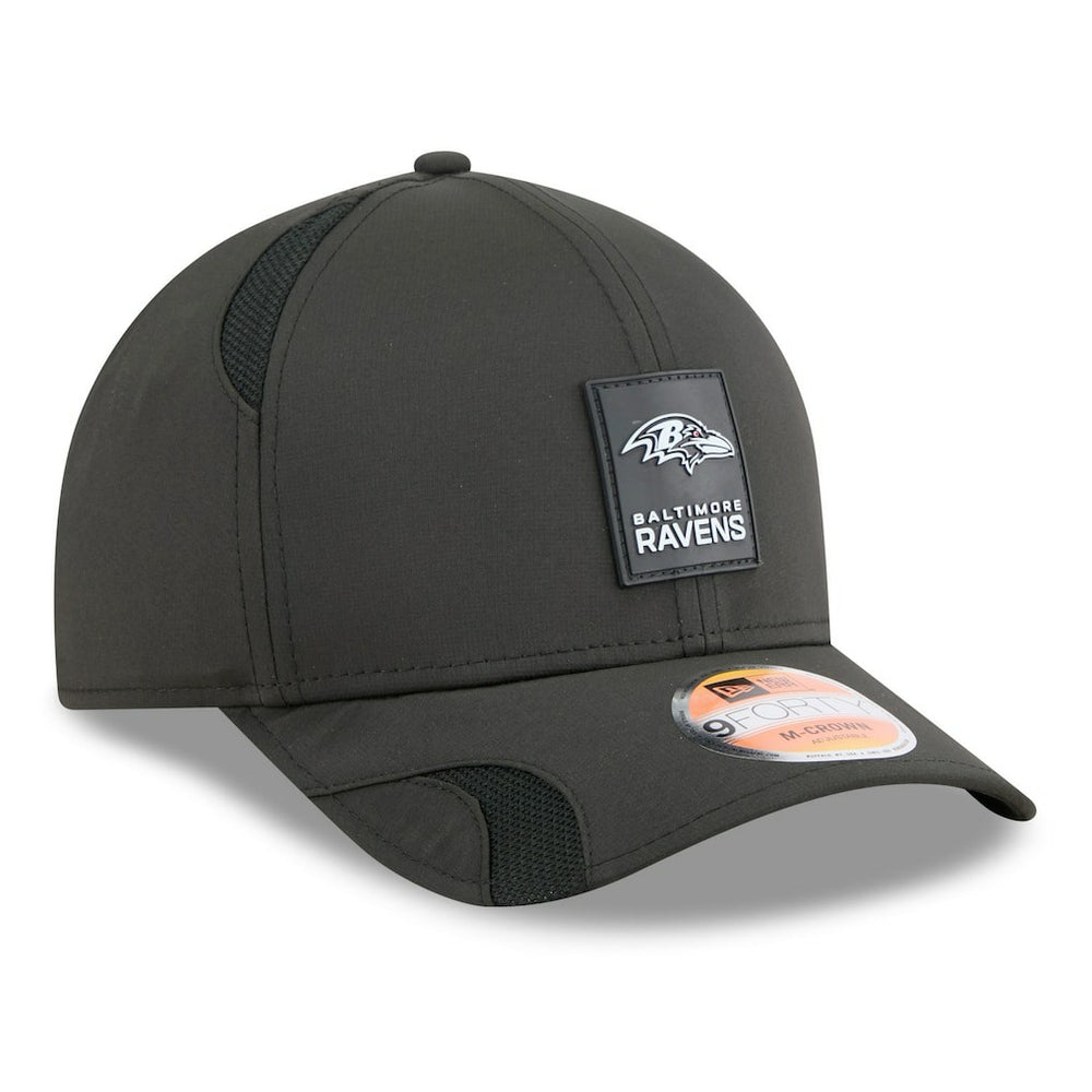 Baltimore Ravens New Era Youth 2025 Sideline 9FORTY Adjustable Hat Black | NFL