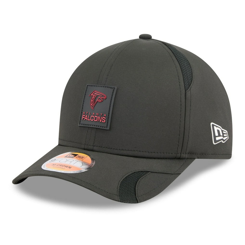Atlanta Falcons New Era Youth 2025 Sideline 9FORTY Adjustable Hat Black | NFL
