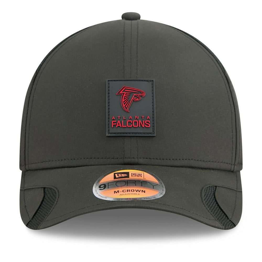 Atlanta Falcons New Era Youth 2025 Sideline 9FORTY Adjustable Hat Black | NFL