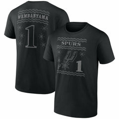 Victor Wembanyama San Antonio Spurs Ugly Sweater Name & Number T-Shirt Black - NBA
