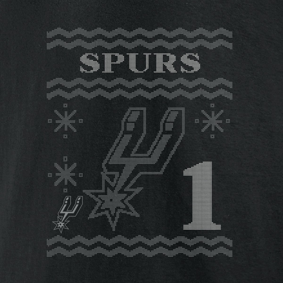 Victor Wembanyama San Antonio Spurs Ugly Sweater Name & Number T-Shirt Black - NBA