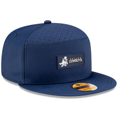 Dallas Cowboys New Era 2025 Sideline Throwback Split Panel 9FIFTY Snapback Hat Navy | NFL