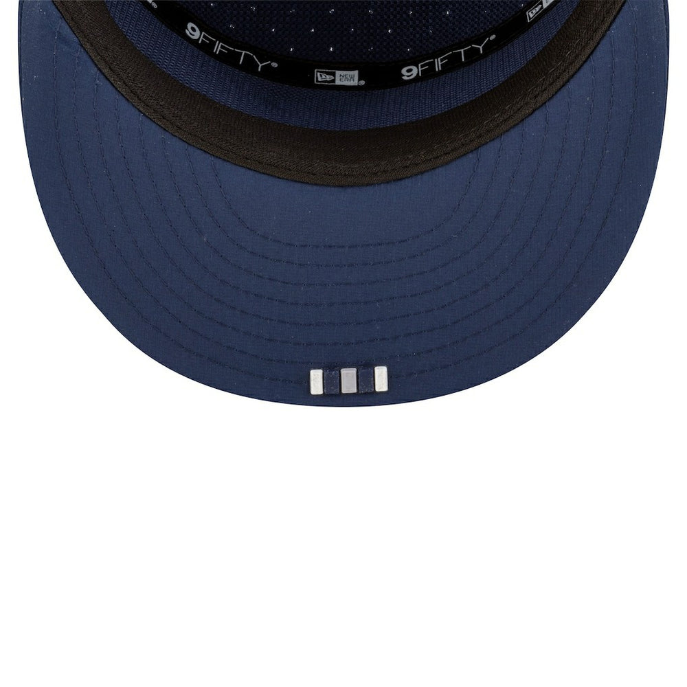 Dallas Cowboys New Era 2025 Sideline Throwback Split Panel 9FIFTY Snapback Hat Navy | NFL