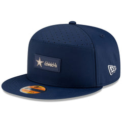 Dallas Cowboys New Era 2025 Sideline Split Panel 9FIFTY Snapback Hat Navy | NFL