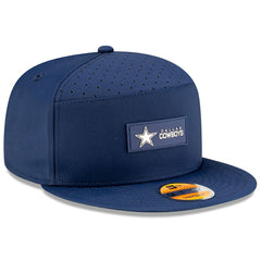 Dallas Cowboys New Era 2025 Sideline Split Panel 9FIFTY Snapback Hat Navy | NFL
