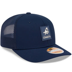 Dallas Cowboys New Era 2025 Sideline Throwback 9SEVENTY Trucker Adjustable Hat Navy | NFL