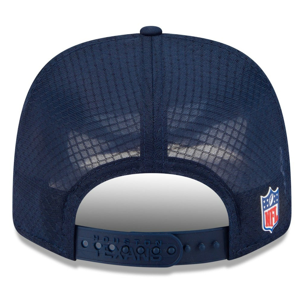 Dallas Cowboys New Era 2025 Sideline Throwback 9SEVENTY Trucker Adjustable Hat Navy | NFL