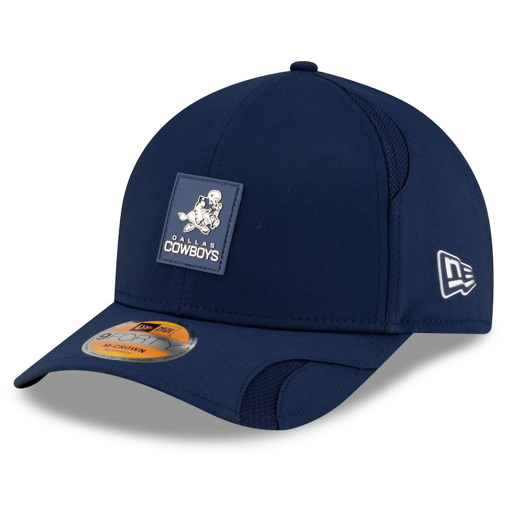 Dallas Cowboys New Era 2025 Sideline Throwback M-Crown 9FORTY Adjustable Hat Navy | NFL