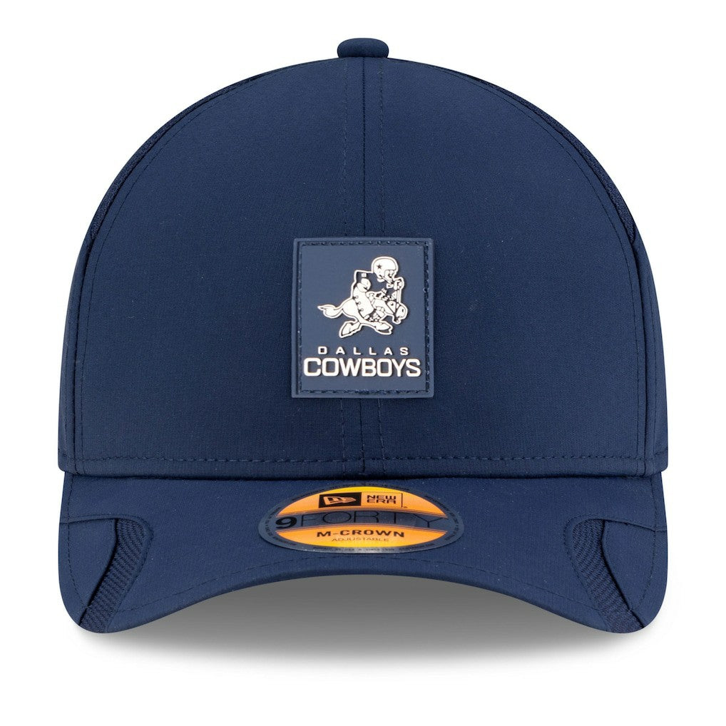 Dallas Cowboys New Era 2025 Sideline Throwback M-Crown 9FORTY Adjustable Hat Navy | NFL