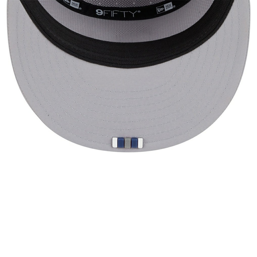 Dallas Cowboys New Era 2025 Sideline Split Panel 9FIFTY Snapback Hat Gray | NFL
