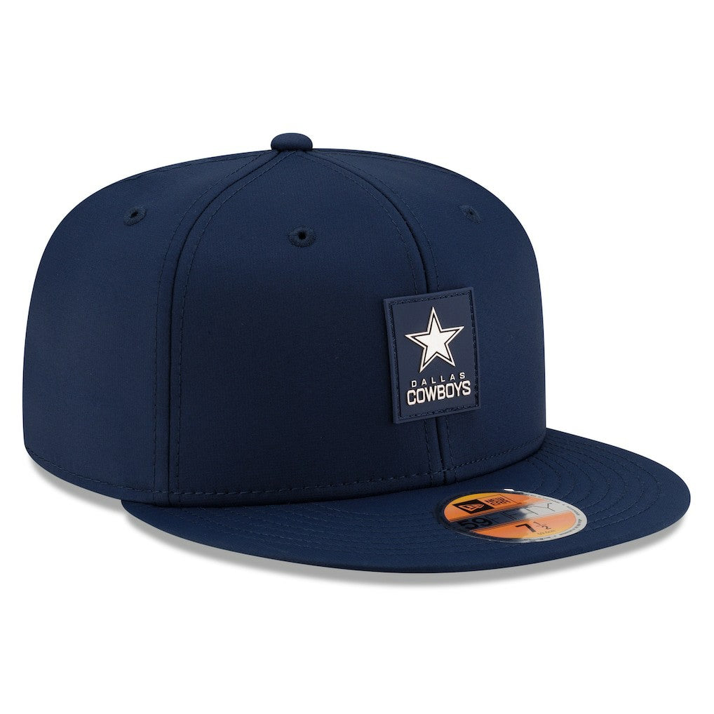 Dallas Cowboys New Era 2025 Sideline 59FIFTY Fitted Hat Navy | NFL