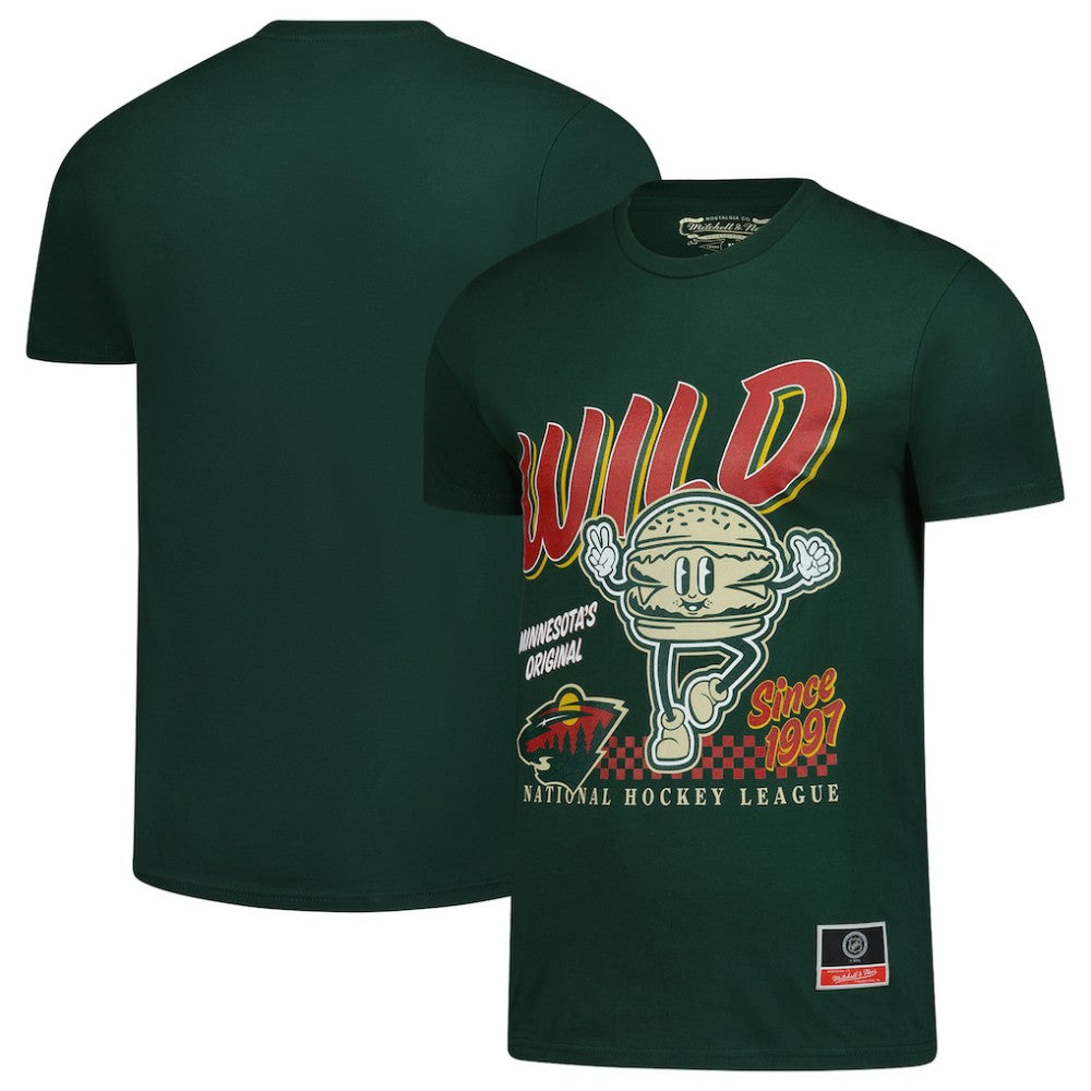 Minnesota Wild Mitchell & Ness Local Food T-Shirt - Green - NHL