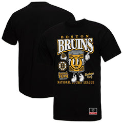 Boston Bruins Mitchell & Ness Local Food T-Shirt - Black - NHL