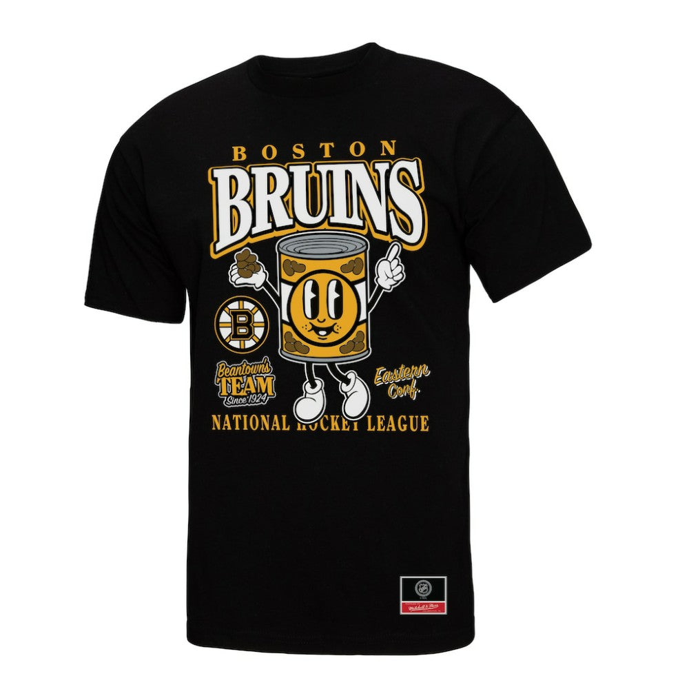 Boston Bruins Mitchell & Ness Local Food T-Shirt - Black - NHL