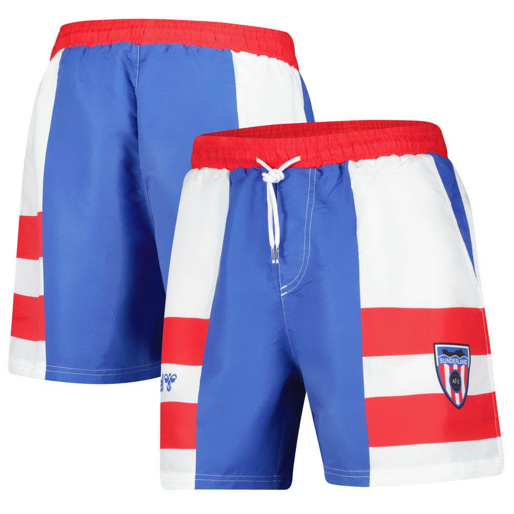 Sunderland Hummel Away Swim Shorts Blue - FIFA World CUP
