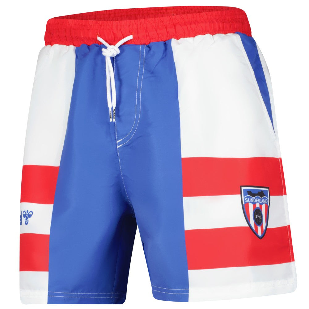 Sunderland Hummel Away Swim Shorts Blue - FIFA World CUP