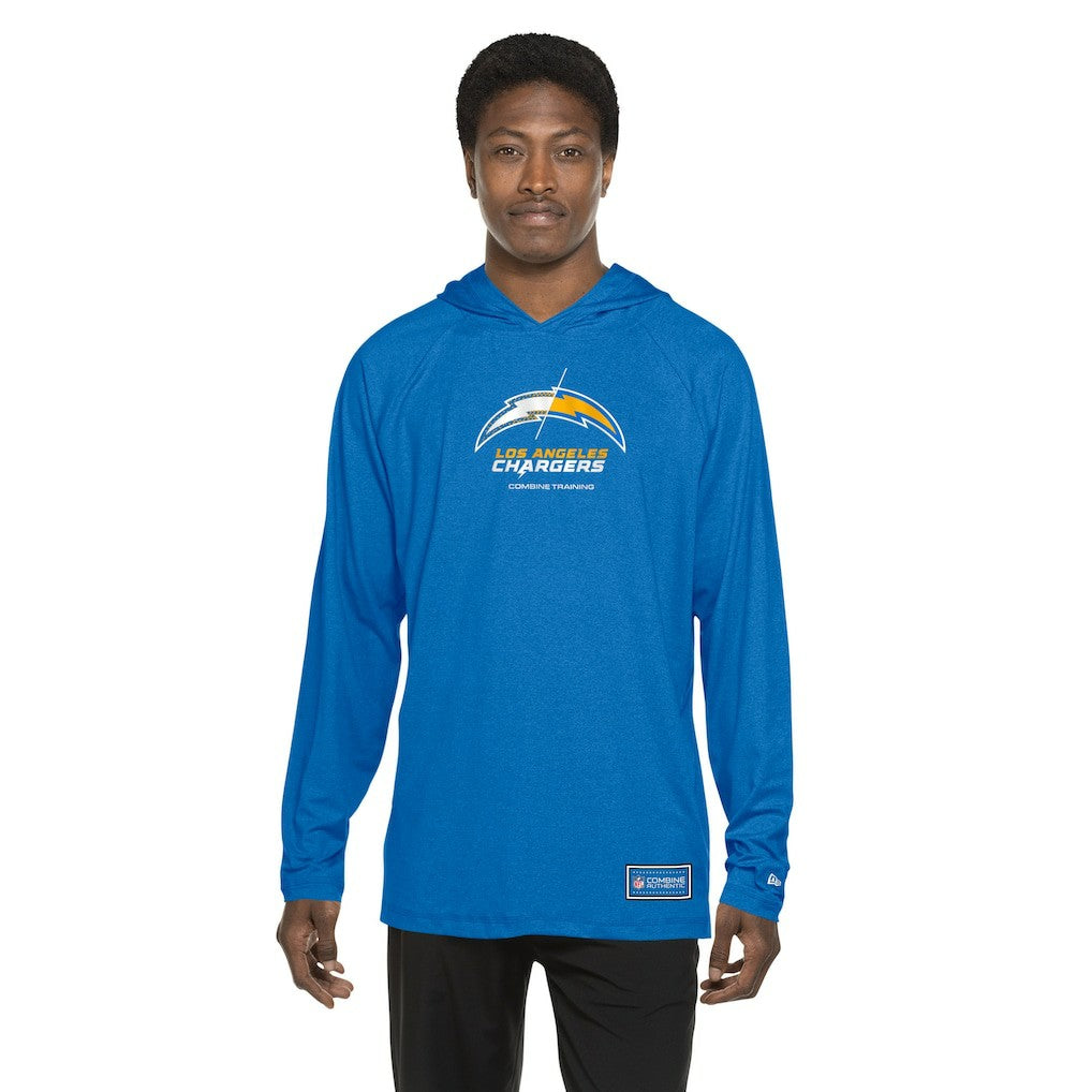 Los Angeles Chargers New Era Functional Fandom Hoodie Blue | NFL