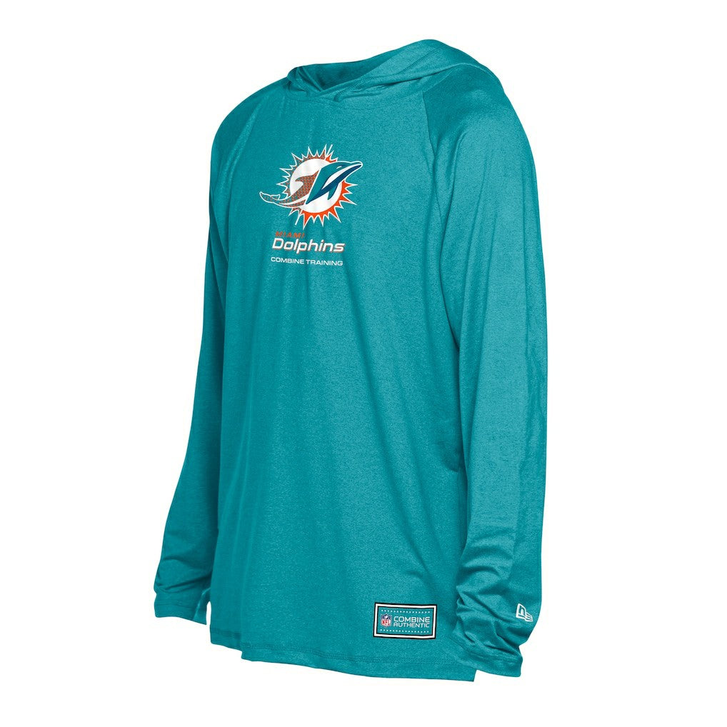 Miami Dolphins New Era Functional Fandom Hoodie Aqua | NFL
