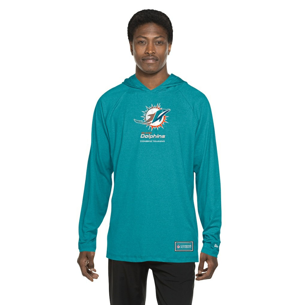 Miami Dolphins New Era Functional Fandom Hoodie Aqua | NFL