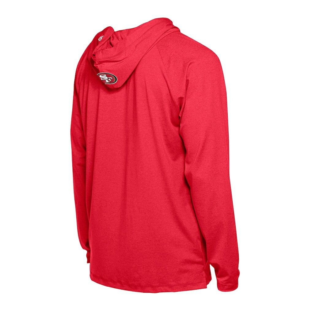 San Francisco 49ers New Era Functional Fandom Hoodie Scarlet | NFL
