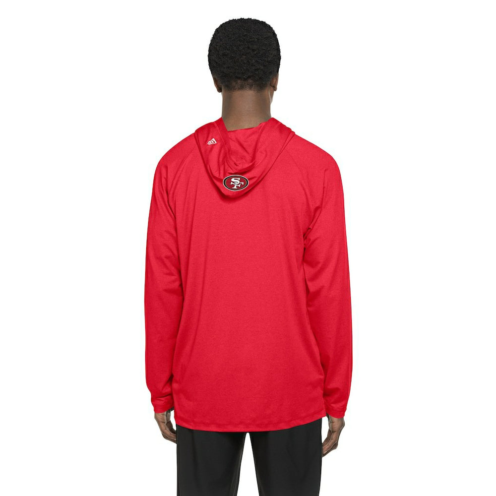 San Francisco 49ers New Era Functional Fandom Hoodie Scarlet | NFL
