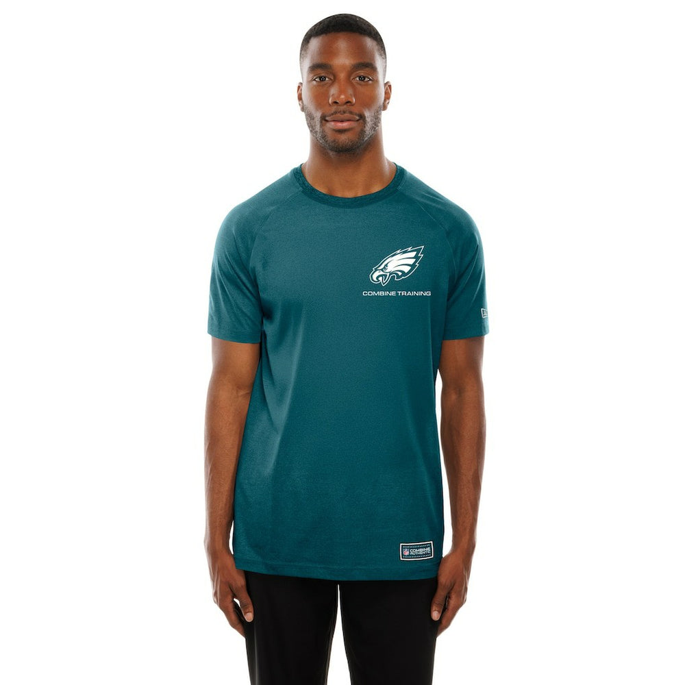 Philadelphia Eagles New Era Functional Fandom Reflective T-Shirt Midnight Green | NFL