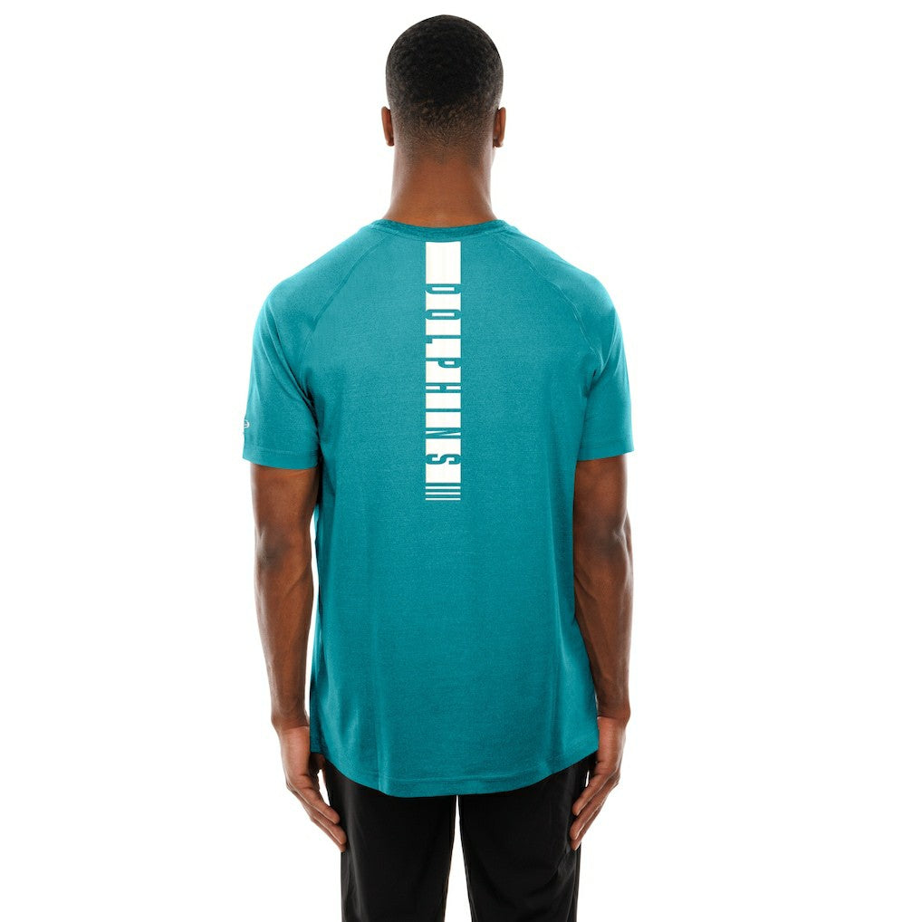 Miami Dolphins New Era Functional Fandom Reflective T-Shirt Aqua | NFL