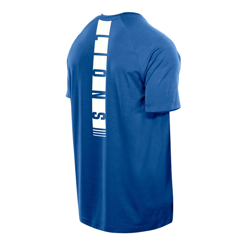 Detroit Lions New Era Functional Fandom Reflective T-Shirt Blue | NFL