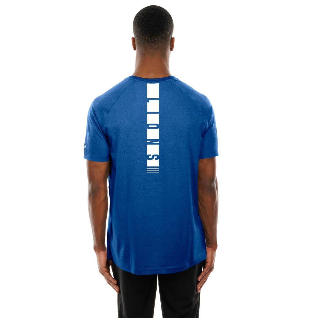 Detroit Lions New Era Functional Fandom Reflective T-Shirt Blue | NFL