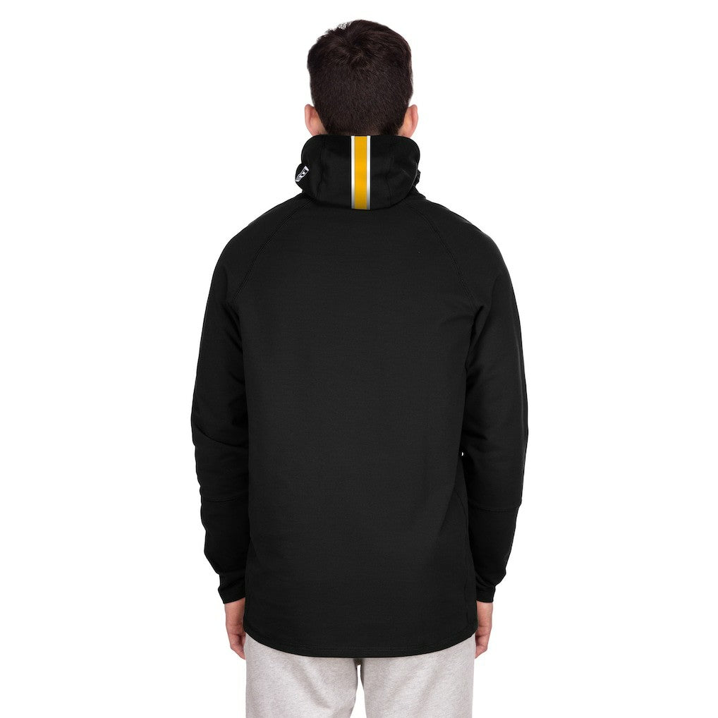 Washington Commanders New Era Functional Fandom Balaclava Helmet Stripe Tri-Blend Hoodie Black | NFL