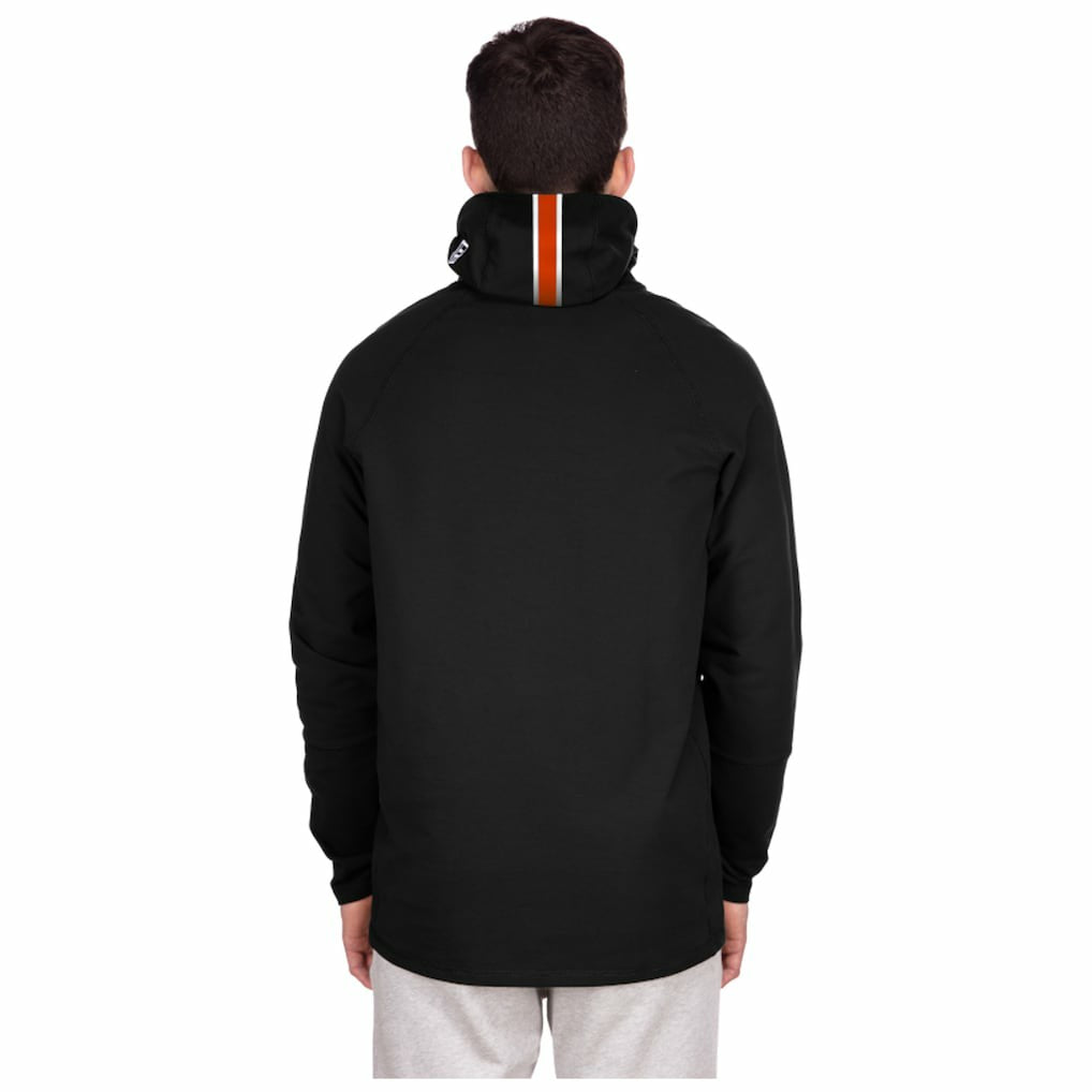Chicago Bears New Era Functional Fandom Balaclava Helmet Stripe Tri-Blend Hoodie Black | NFL