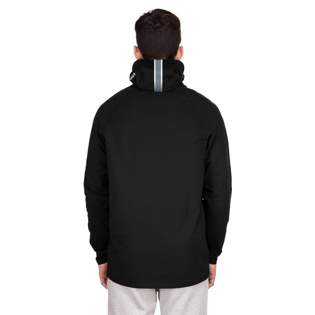 Las Vegas Raiders New Era Functional Fandom Balaclava Helmet Stripe Tri-Blend Hoodie Black | NFL