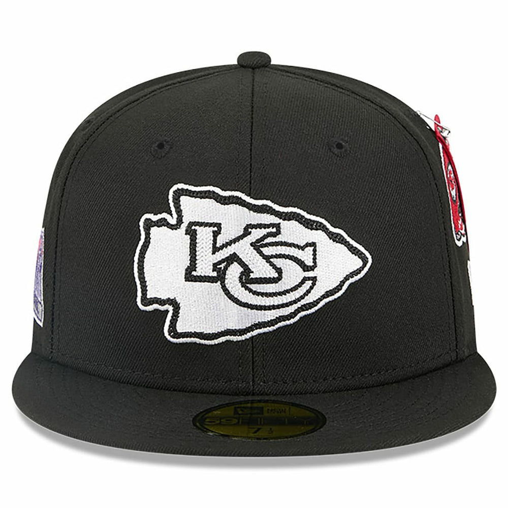 Kansas City Chiefs New Era x Alpha Industries 59FIFTY Fitted Hat Black | NFL