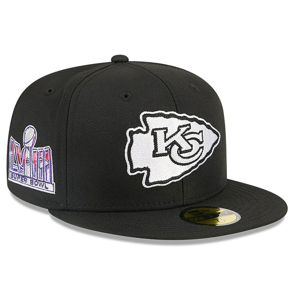 Kansas City Chiefs New Era x Alpha Industries 59FIFTY Fitted Hat Black | NFL