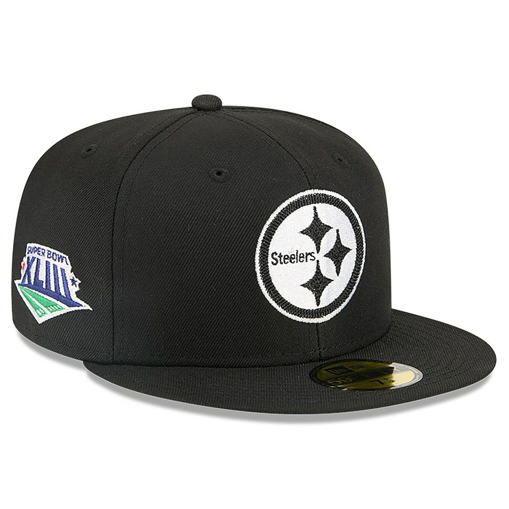 Pittsburgh Steelers New Era x Alpha Industries 59FIFTY Fitted Hat Black | NFL