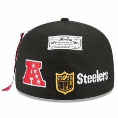 Pittsburgh Steelers New Era x Alpha Industries 59FIFTY Fitted Hat Black | NFL