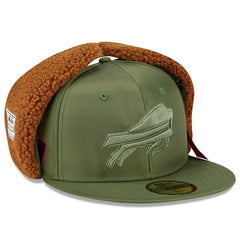 Buffalo Bills New Era x Alpha Industries Dog Ears 59FIFTY Fitted Hat Olive | NFL