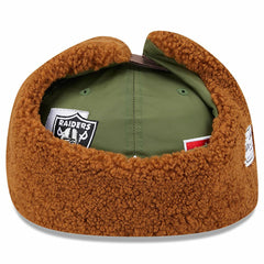 Las Vegas Raiders New Era x Alpha Industries Dog Ears 59FIFTY Fitted Hat Olive | NFL